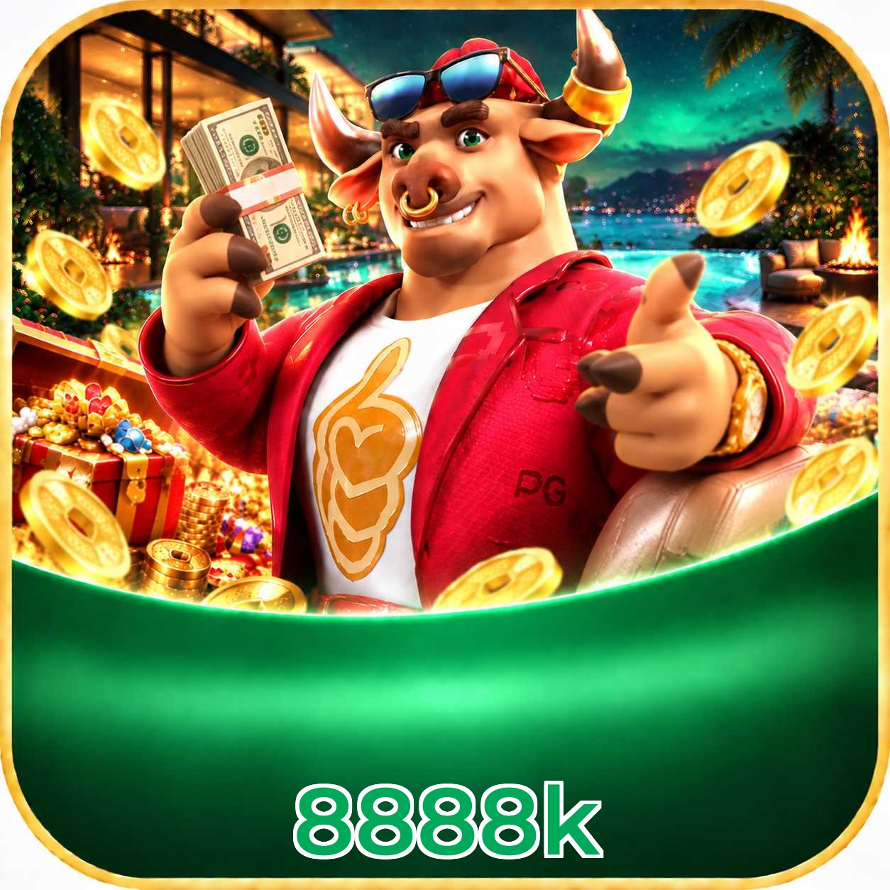 Catálogo de slots da 8888k com RTP médio de 96,52%