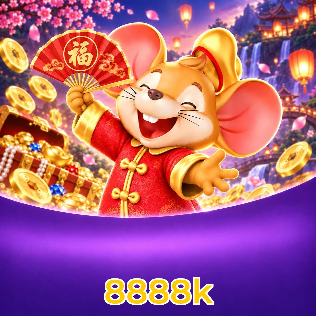 Página oficial da 8888k no Facebook com promoções e suporte